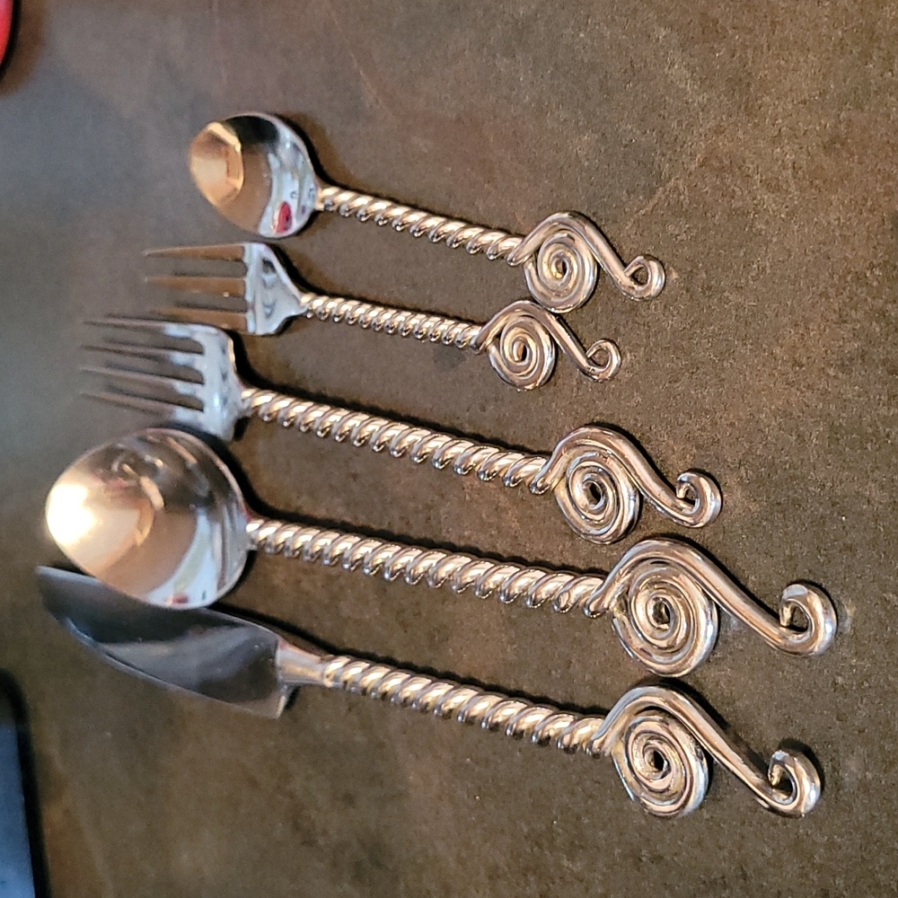 Stainless set (7). See photos